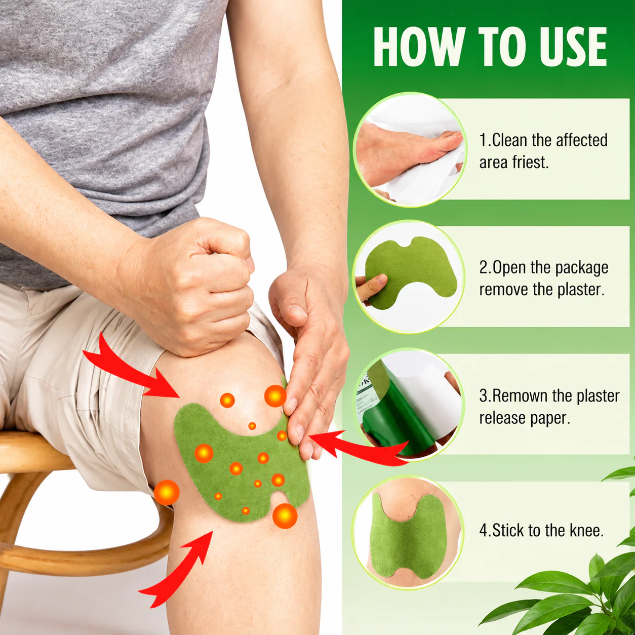 ReliefWear Knee Comfort Patch | Pack of 20, 40 and 60
